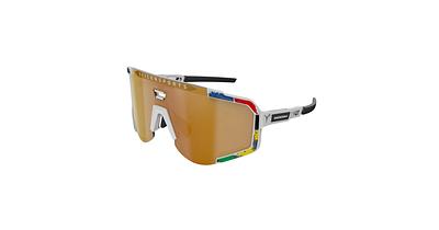 Sicion sunglasses Arrow scope white gloss/ multi mirror bronze