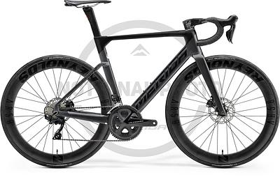 Merida REACTO RIM 9000-FRAME SET (SHINY BLACK/MAT.BLACK, S(50))