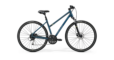 Merida CROSSWAY 100 (TEAL-BLUE(SILVER-BLUE/LIME), XS(43))