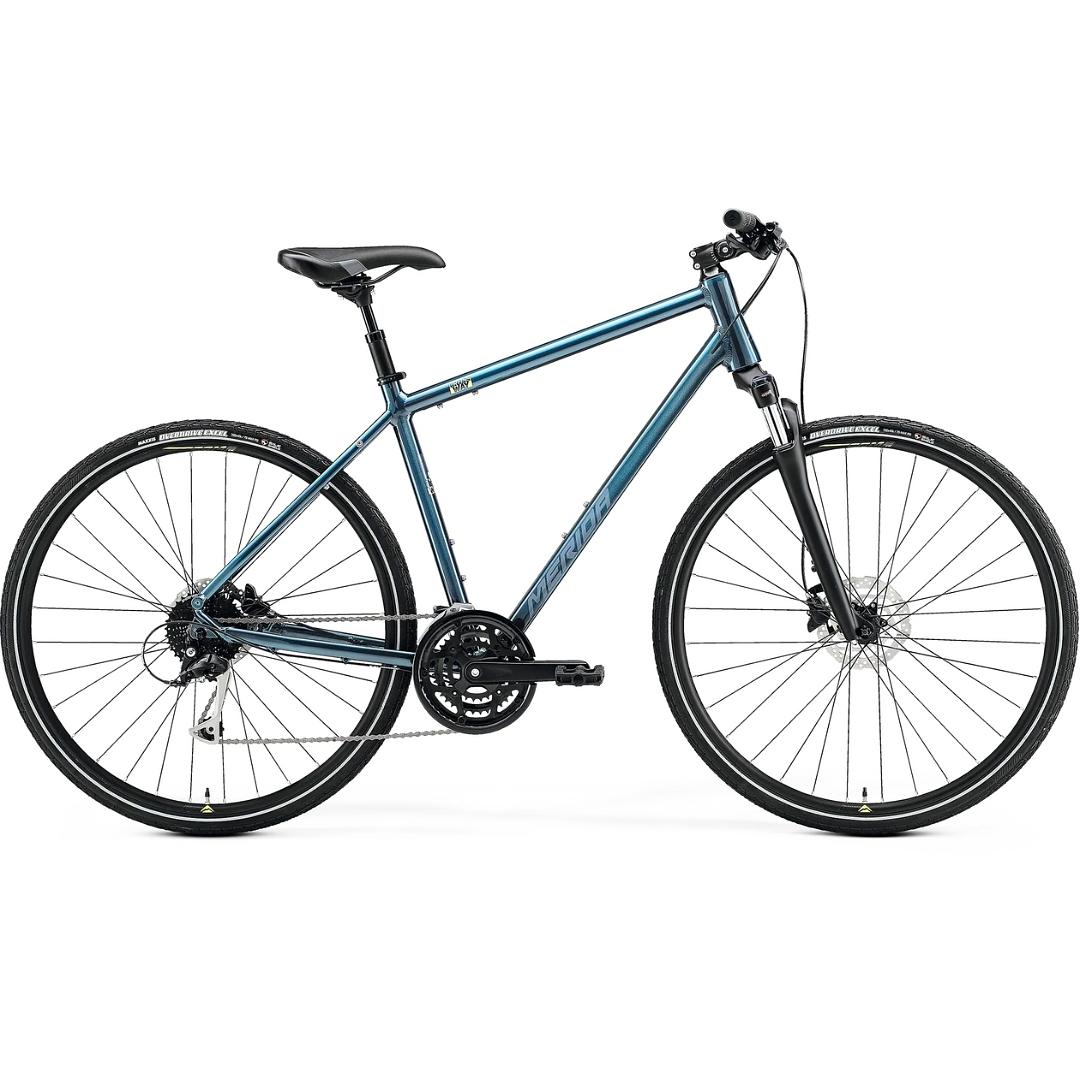 Merida CROSSWAY 100 (TEAL-BLUE(SILVER-BLUE/LIME), XS(43))