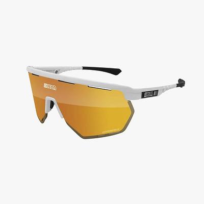Sicion sunglasses Arrow scope white gloss/ multi mirror bronze