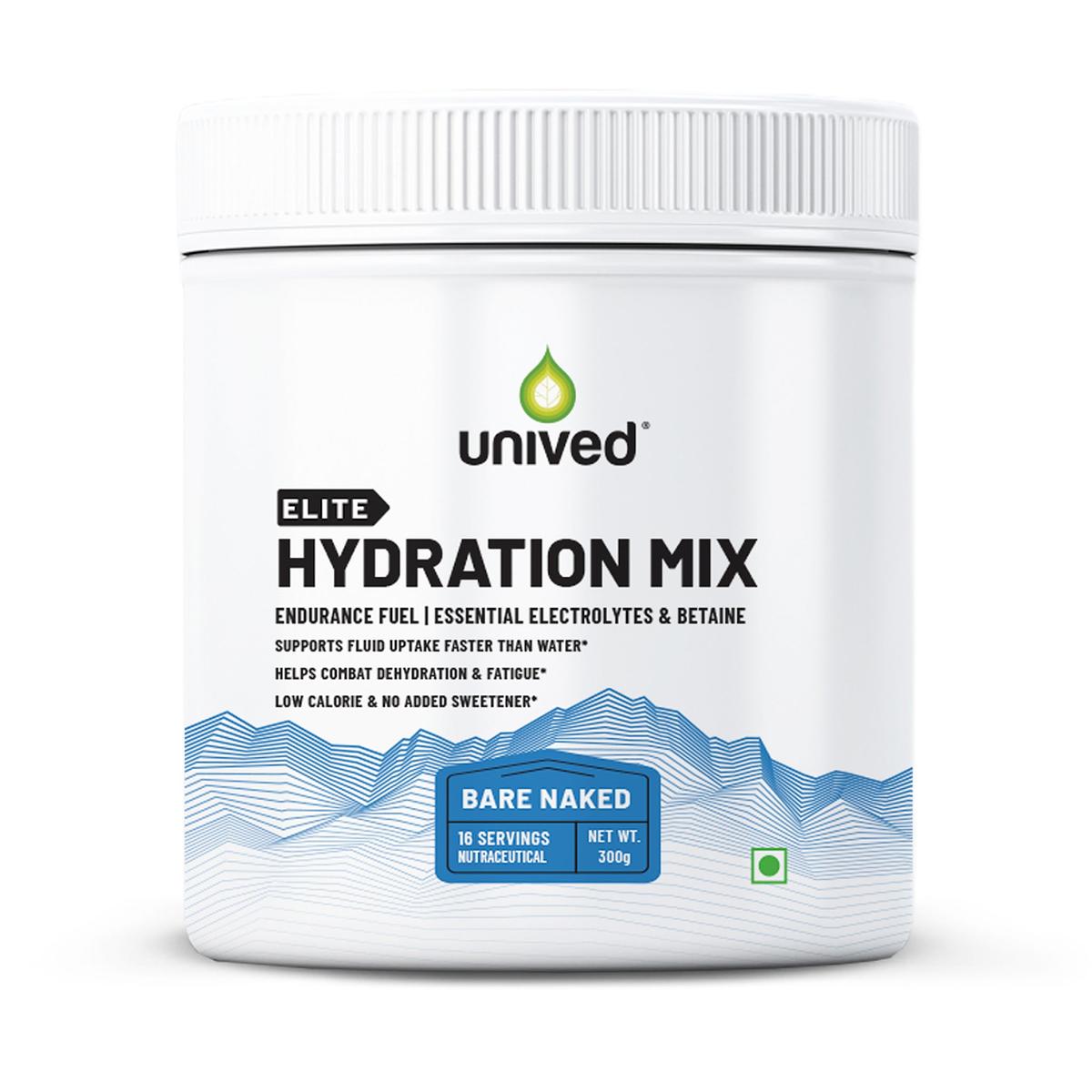 UNIVED Elite Hydration Mix (Bare Naked / 16 Servings)
