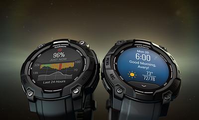 Garmin Instinct 3 50mm-Amoled-Black Bezel With Charcoal Band