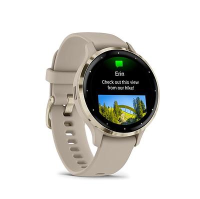Garmin Venu 3S- Cream Gold French Grey
