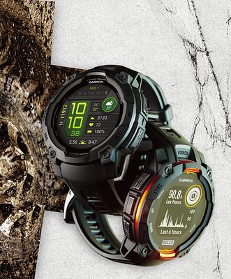Garmin Instinct 3 50mm-Solar-Black Bezel with Charcoal Band