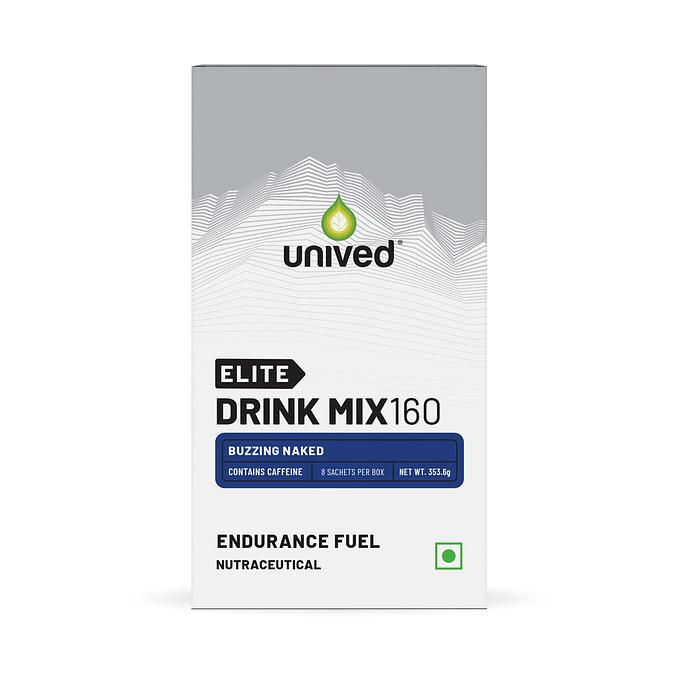 UNIVED Elite Drink Mix 160 (Buzzing Naked / 8 Sachets)