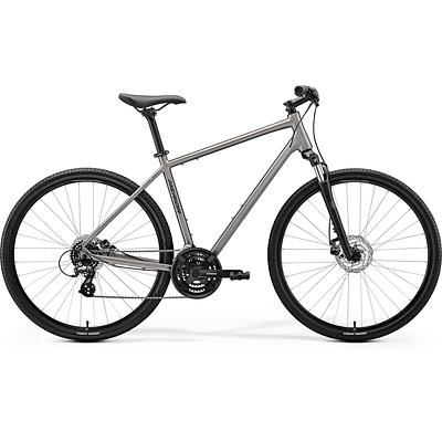 Merida CROSSWAY 10 V Lady (SILK DARK SILVER(GREY/BLACK), W-S(46))