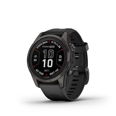 Garmin Fenix 7 Pro Sapphire Solar-Carbon Gray Dlc Ti W/Black Band