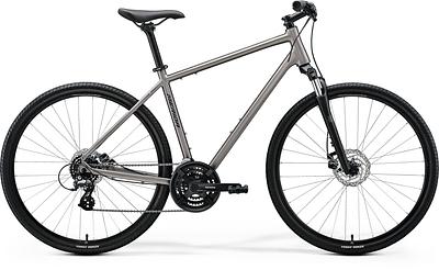 Merida CROSSWAY 10 V Lady (SILK DARK SILVER(GREY/BLACK), W-XS(42))
